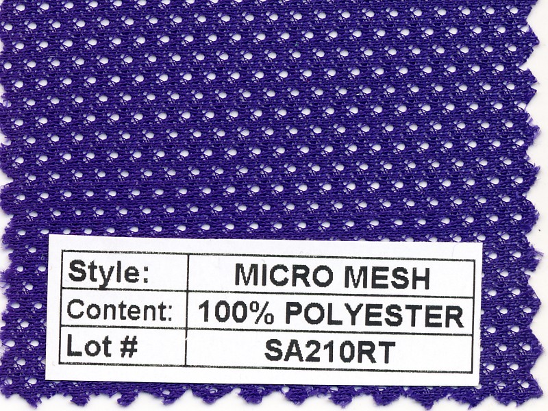 Micro Mesh 100% Polyester